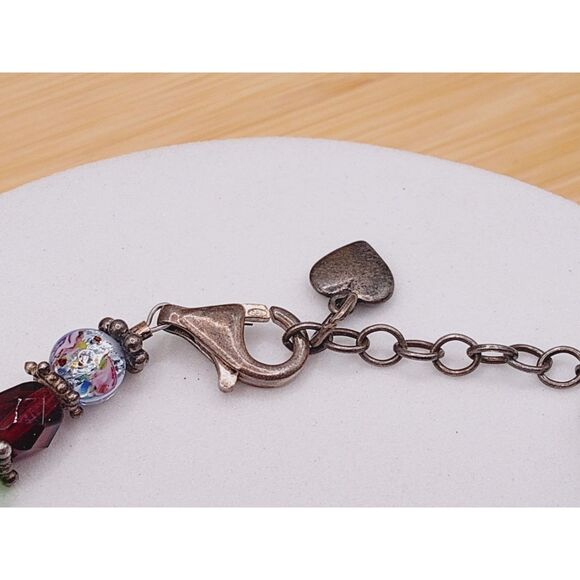 Vintage Custom Austrian Crystal and Sterling Silver Bracelet "Nicole" - Picture 4 of 12